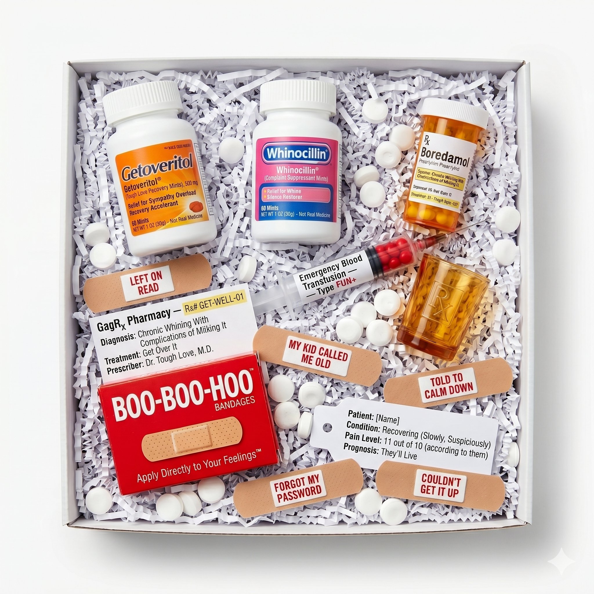 Get Well Kit contents